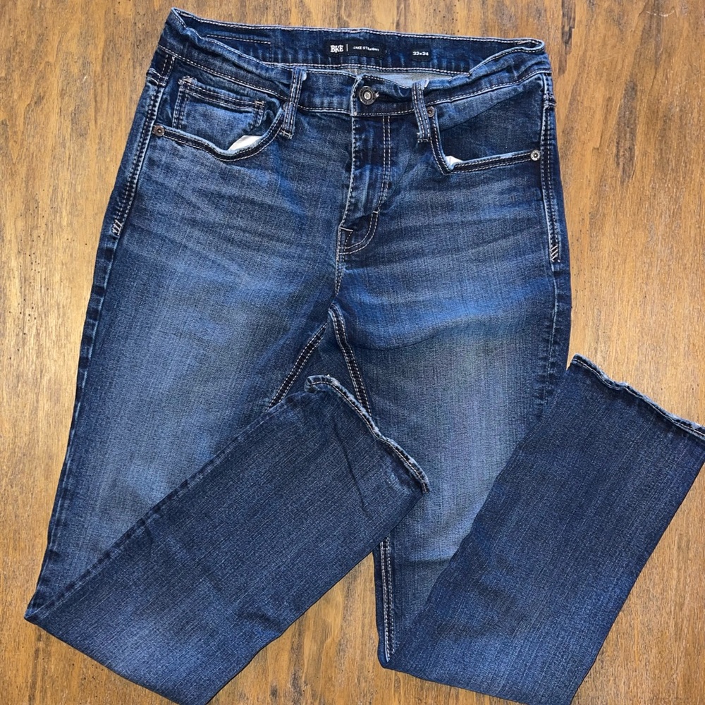 Men’s BKE Jack Straight Jeans. Size 33x34.